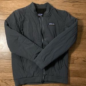Patagonia Silent Down Zemer Bomber Jacket Gray